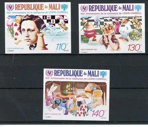 Mali 899-901 B postfrisch Schach #FW890