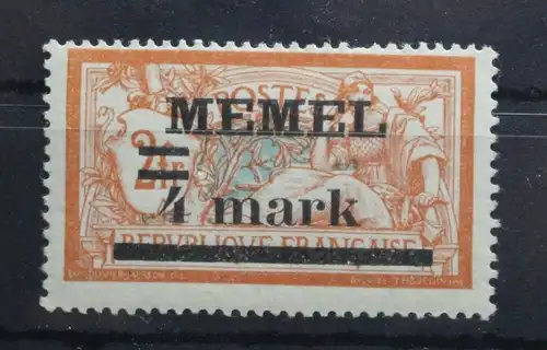 Memel 31 mit Falz #UM304