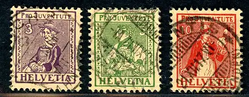 Schweiz 133-135 gestempelt #IS794