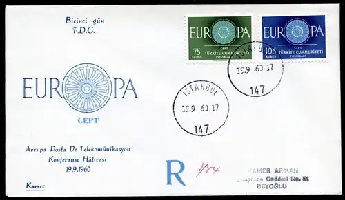 Türkei 1774-1775 CEPT Ersttagesbrief/FDC #IS672