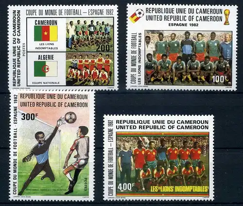 Kamerun 979-82 postfrisch Fußball #IS829