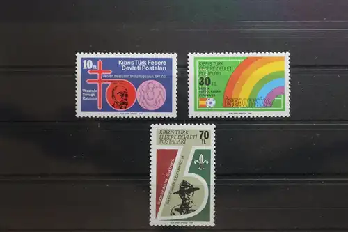 Türkisch-Zypern 122-124 postfrisch #UL817