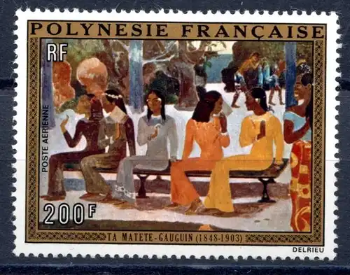 franz. Polynesien 167 postfrisch Gauguin/ Kunst #IS728