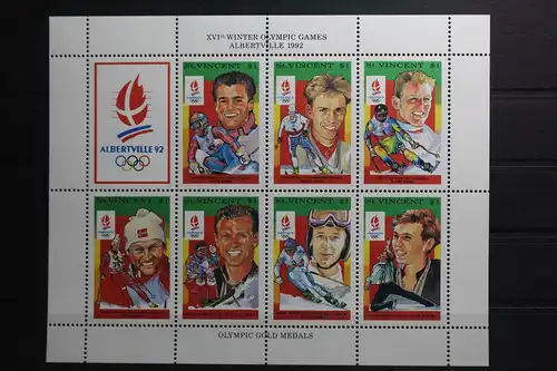 St. Vincent 2093-2099 postfrisch als Kleinbogen Olympia #UN603
