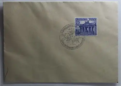 Deutsches Reich 803 auf Brief als Einzelfrankatur Sonderstempel #BA504