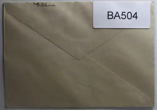 Deutsches Reich 803 auf Brief als Einzelfrankatur Sonderstempel #BA504