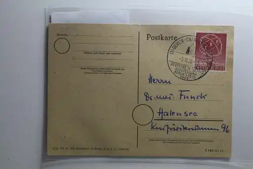 Berlin 71 auf Postkarte als Einzelfrankatur Sonderstempel #BA514