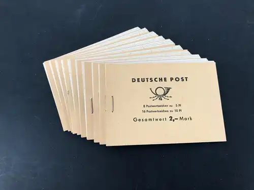 DDR Posten mit 10x MH 4 c 1 postfrisch #IN847