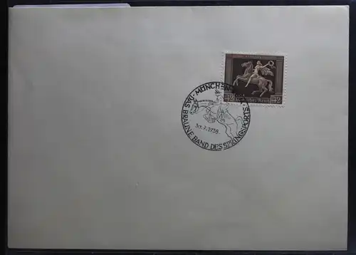 Deutsches Reich 671 auf Brief als Einzelfrankatur Sonderstempel #BA541
