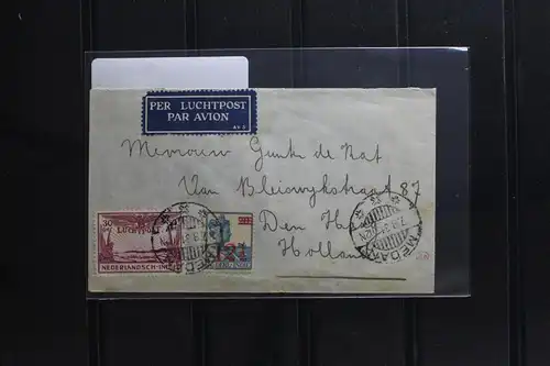 Niederländisch Indien auf Brief als Mischfrankatur per Luftpost #BA522