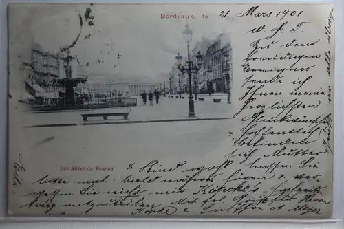 AK Bordeaux Les Allées de Tourny 1901 #PI258