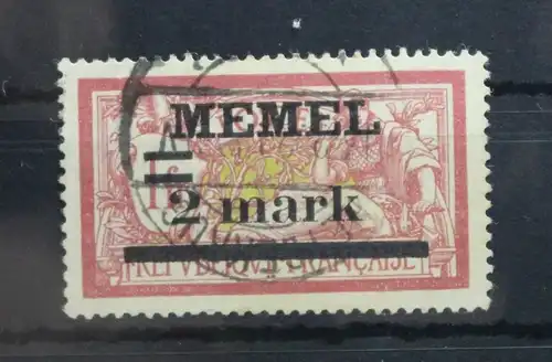 Memel 28 gestempelt #UO124