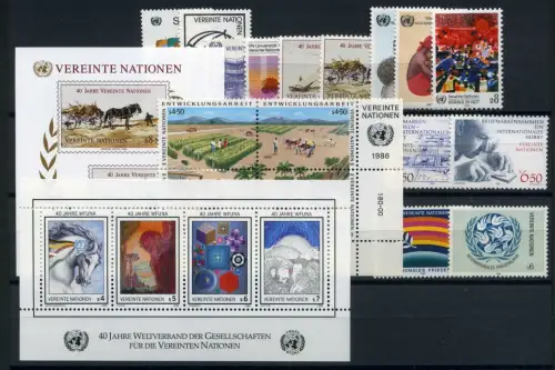 UNO Wien Jahrgang 1985-86 postfrisch #IT651