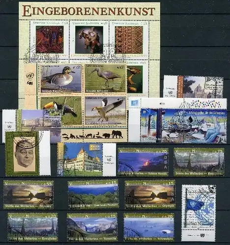 UNO Wien Jahrgang 2003 Ersttagssonderstempel #IS854