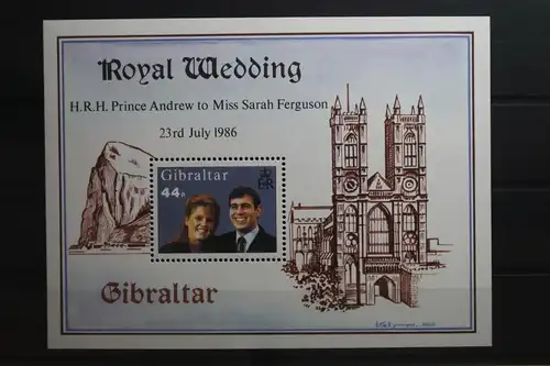 Gibraltar Block 10 mit 512 postfrisch #UN920