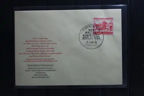 Berlin 116 auf Brief als Einzelfrankatur FDC #BA572