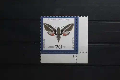 BRD 1603 postfrisch Eckrand mit Formnummer 1 Bundesrepublik #UN539