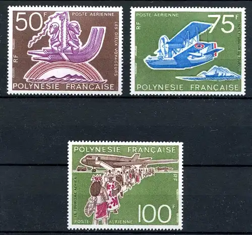 franz. Polynesien 192-194 postfrisch #IS735