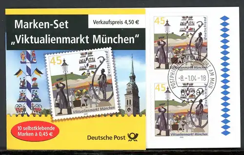 Bund Markenheftchen MH 53 I gestempelt Frankfurt #IS745