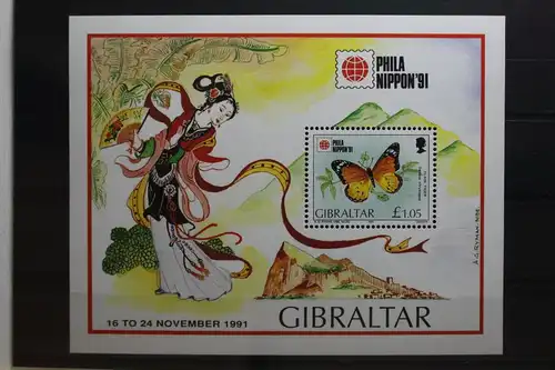 Gibraltar Block 16 mit 632 postfrisch #UO663