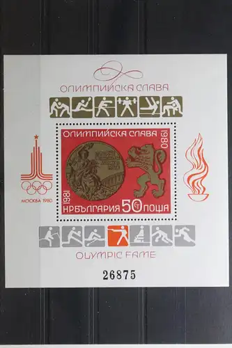 Bulgarien Block 109 mit 2961 postfrisch #UL966