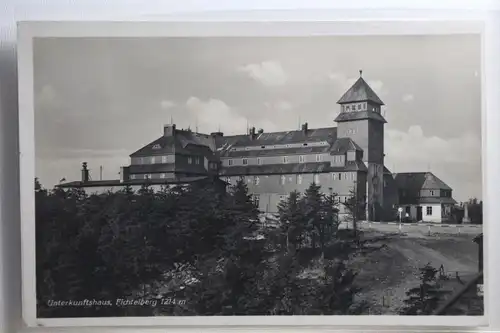 AK Oberwiesenthal Unterkunftshaus a. d. Fichtelberg 1214 m 1941 #PI252