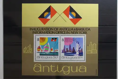 Antigua und Barbuda Block 6 mit 290, 292 postfrisch #UN528