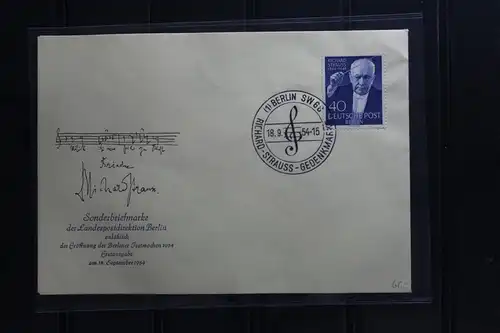 Berlin 125 auf Brief als Einzelfrankatur FDC #BA533