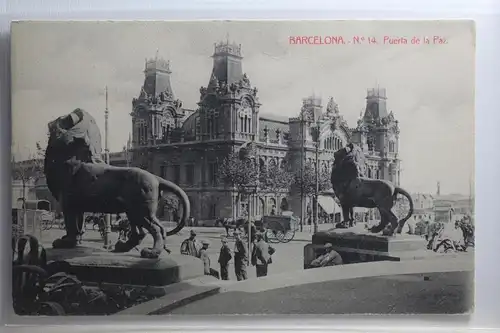 AK Barcelona Puerta de la Paz. 1925 #PI377