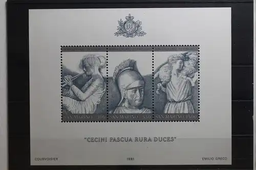 San Marino Block 8 mit 1230-1232 postfrisch #UO552