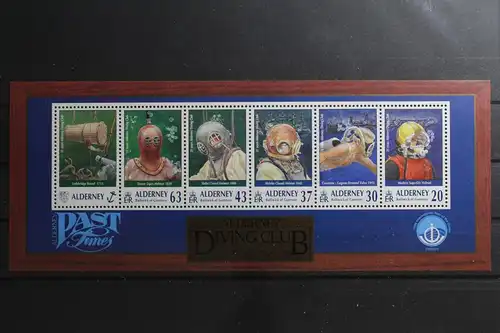 Großbritannien Alderney Block 4 mit 116-120 postfrisch #UP487