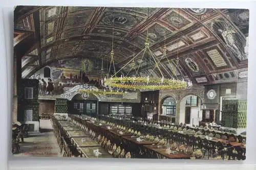 AK München Hofbräuhaus - Festsaal - Pächter Karl Mittermüller #PI315