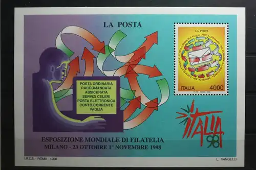 Italien Block 18 mit 2609 postfrisch #UN789