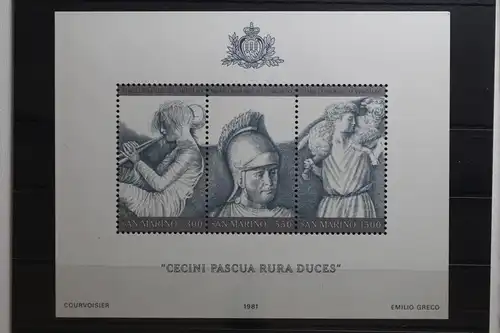 San Marino Block 8 mit 1230-1232 postfrisch #UO553