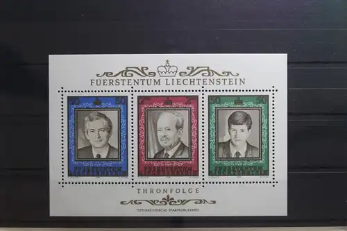 Liechtenstein Block 13 mit 942-944 postfrisch #UN941