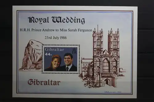 Gibraltar Block 10 mit 512 postfrisch #UN921