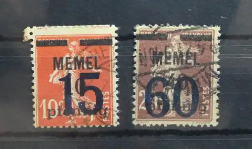Memel 34-35 gestempelt #UO126