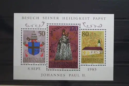 Liechtenstein Block 12 mit 878-880 postfrisch #UP705