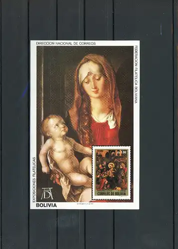 Bolivien Block 127 postfrisch Albrecht Dürer #JC491