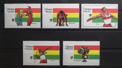 Ghana 1205-1209 postfrisch #UP007