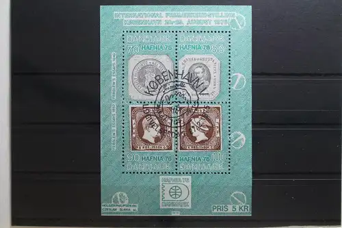 Dänemark Block 1 mit 580-583 gestempelt #UO588
