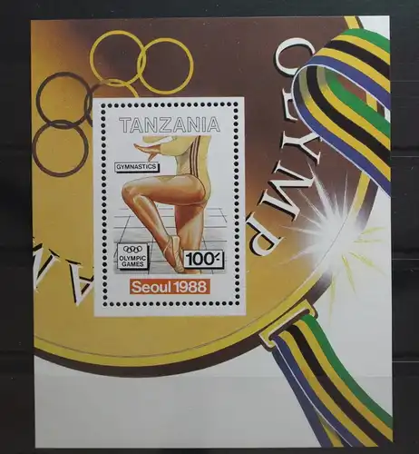 Tansania Block 76 mit 475 postfrisch #UO765