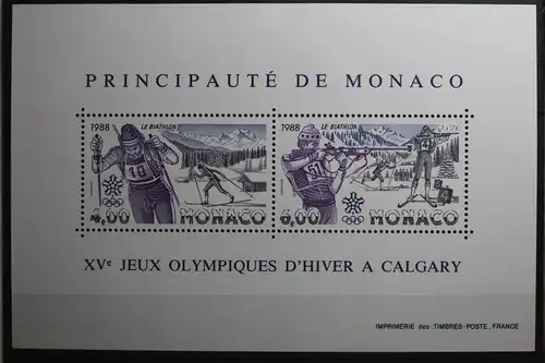 Monaco Block 38 mit 1855-1856 postfrisch #UP339