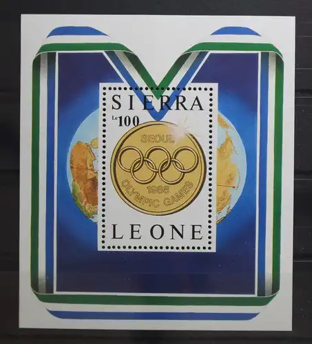 Sierra Leone Block 61 mit 1001 postfrisch #UO745