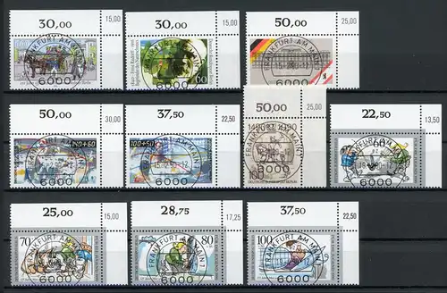 Berlin Lot KBWZ aus 1990 gestempelt Frankfurt, Originalgummi #IS952