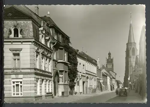 AK Anrath Kreis Viersen Vorlagekarte, Blick auf den Markt 50er Jahre #IT800