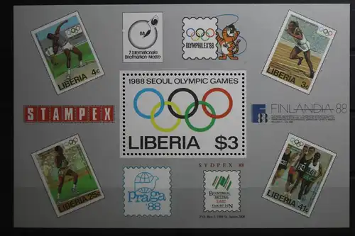 Liberia Block 114 mit 1410 postfrisch #UP315