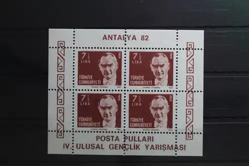 Türkei Block 22 A mit 2617 postfrisch #UQ437