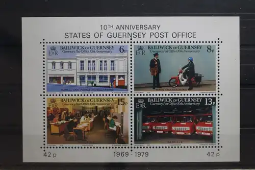 Großbritannien Guernsey Block 2 mit 195-198 postfrisch #UP649