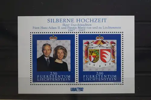 Liechtenstein Block 14 mit 1039-1040 postfrisch #UP709